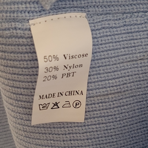 ANRABESS Oversized Quater Zip Pullover Knit Top Size Large - Picture 7 of 7